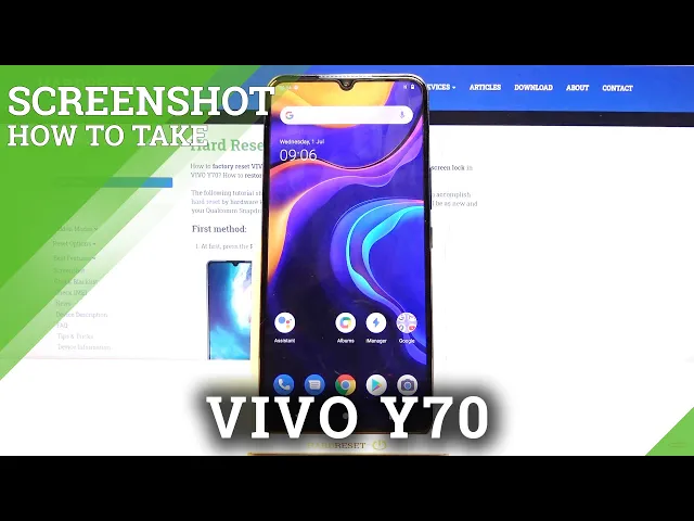 Video thumbnail for How to Take a Screenshot in VIVO Y70 – Make a Screenshot