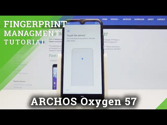 Video thumbnail for How to Add Fingerprint in ARCHOS Oxygen 57 - Fingerprint Unlock