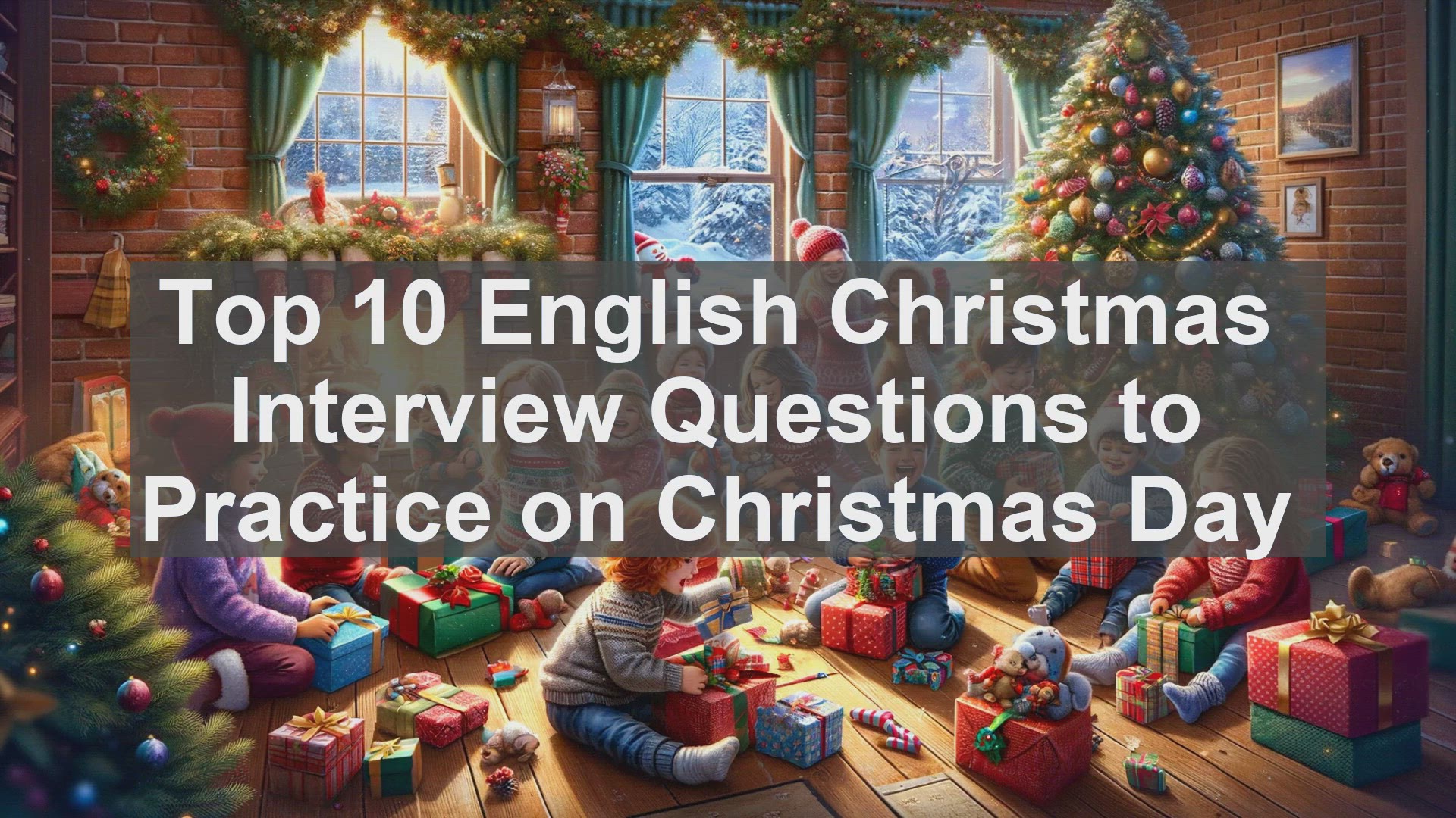 'Video thumbnail for Top 10 English Christmas Interview Questions to Practice on Christmas Day'