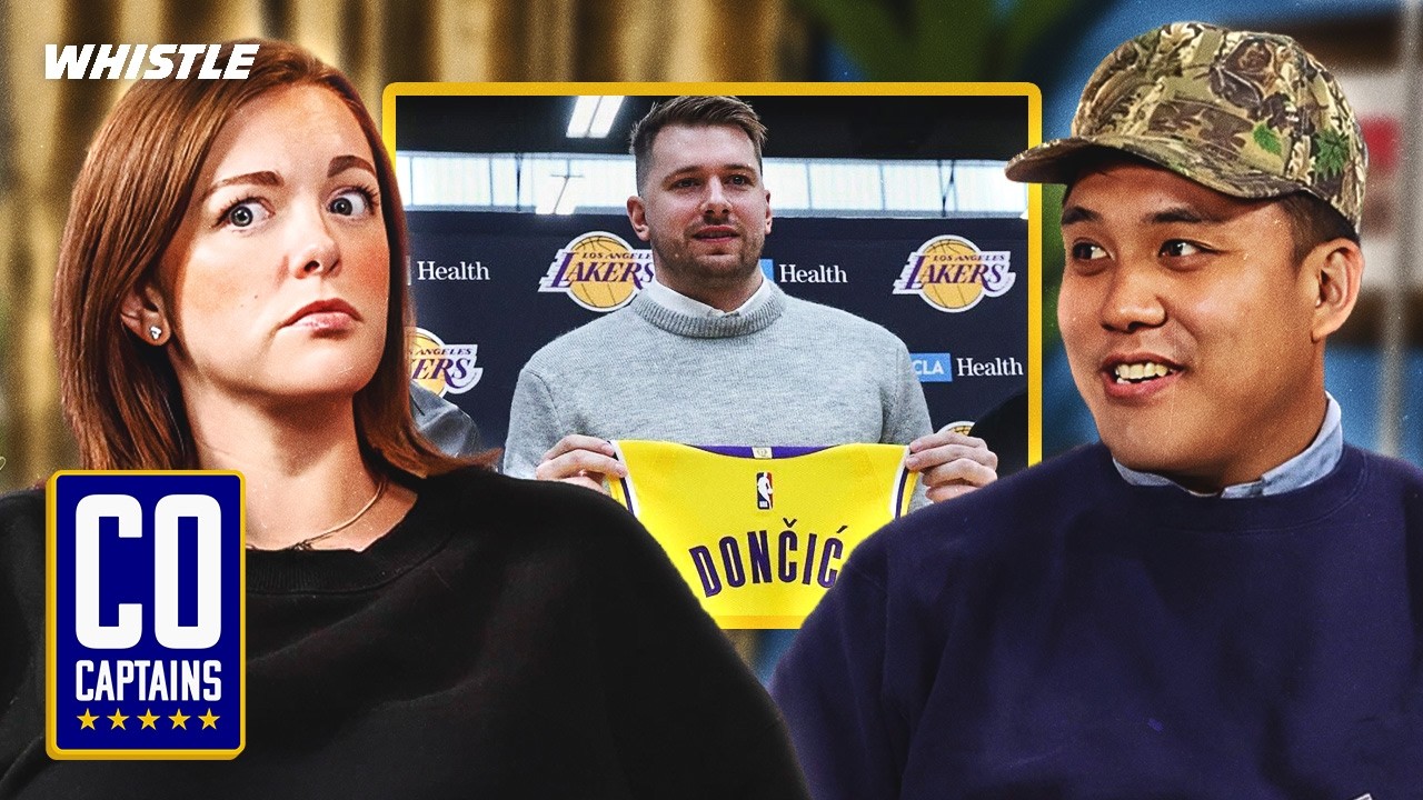 Video thumbnail for Lakers Superfan Reacts To SHOCKING Luka Trade! "I Feel Guilty..."