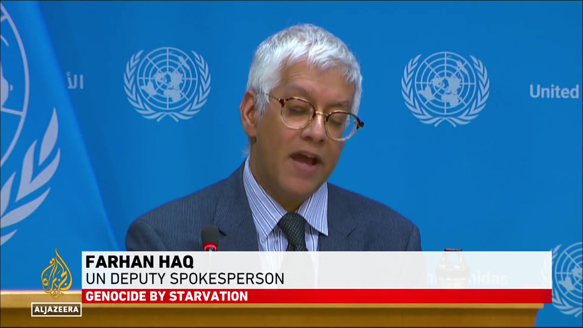 'Video thumbnail for Israel says un failing to distribute aid: Humanitarian agencies pushing back on restrictions'
