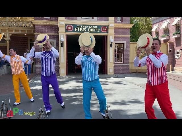Video thumbnail for Dapper Dans on Dapper Day at Disneyland - April 24 2022
