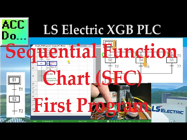 'Video thumbnail for XGB PLC Sequential Function Chart (SFC) First Program'