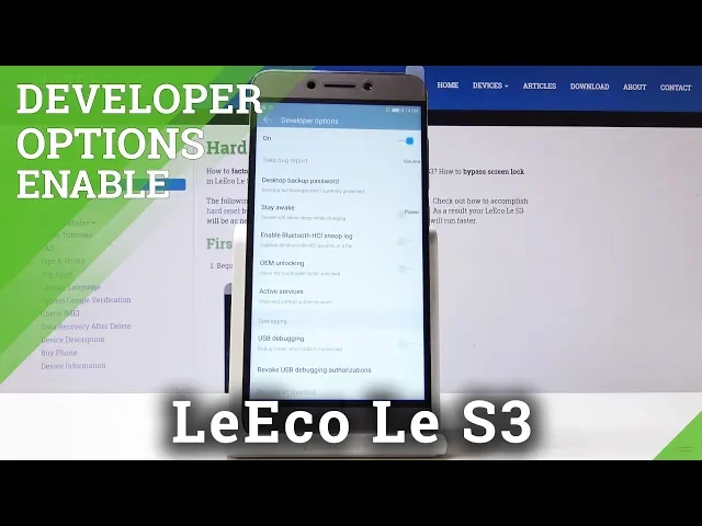 Video thumbnail for How to Unlock Developer Options in LeEco Le S3 - OEM Unlock