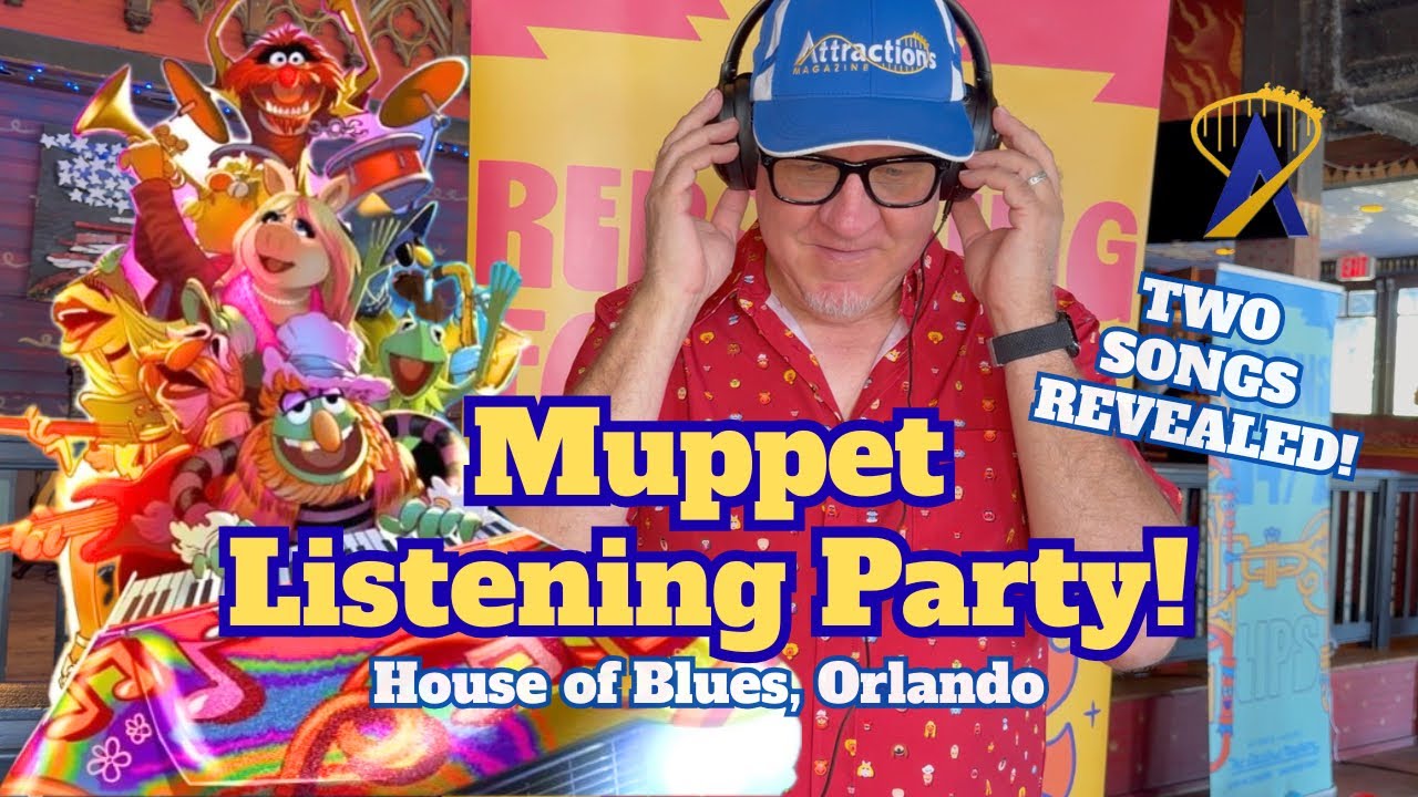 Video thumbnail for NEW Muppet Rock n Roller Coaster Song Revealed! House of Blues Listening Party