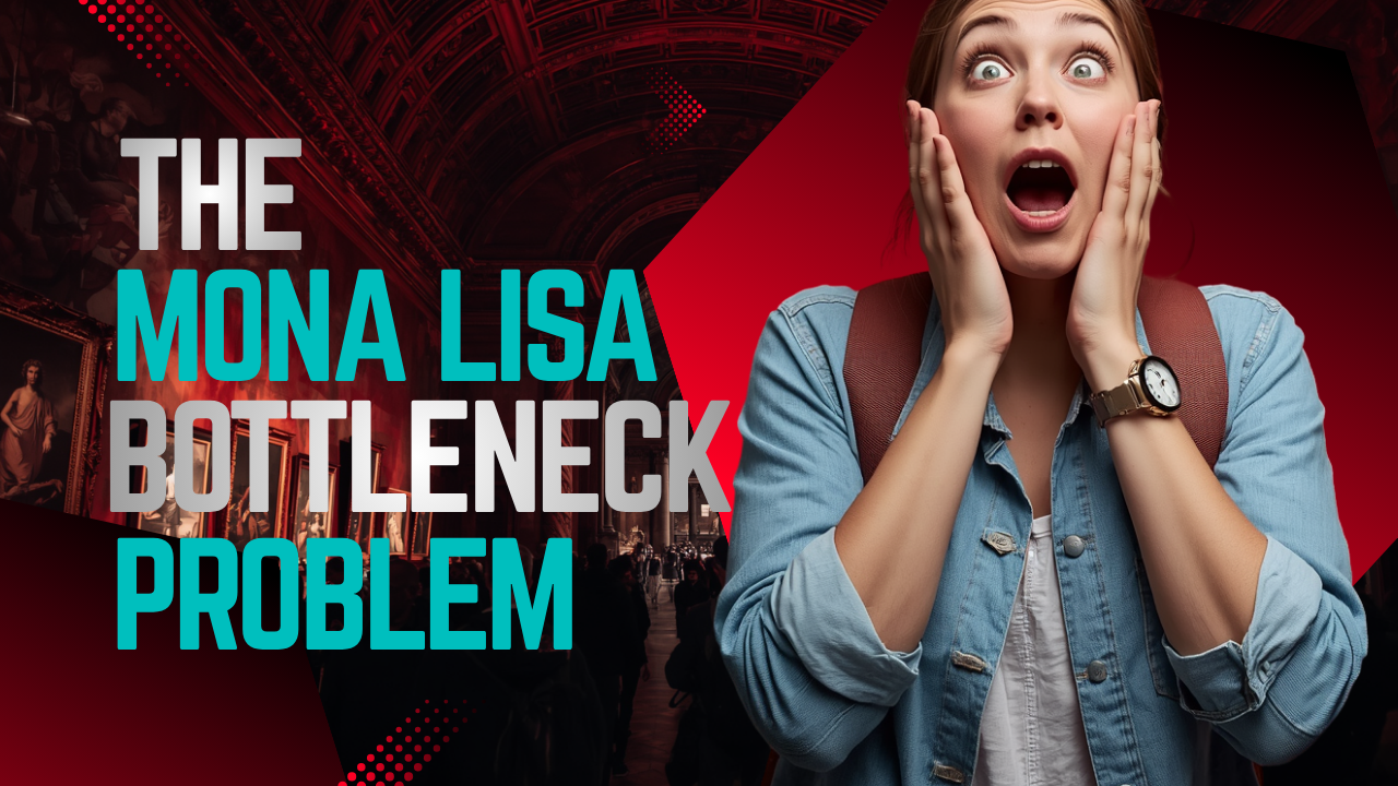 Video thumbnail for The Mona Lisa Bottleneck at the Louvre Museum