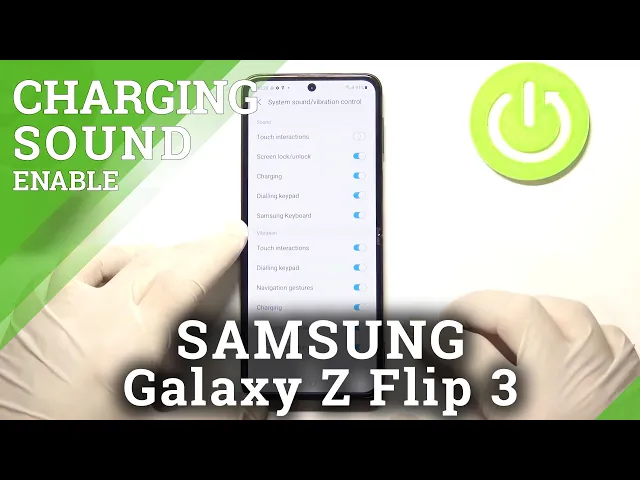 Video thumbnail for How to Turn On or Off Charging Sounds in Samsung Galaxy Z Flip 3?