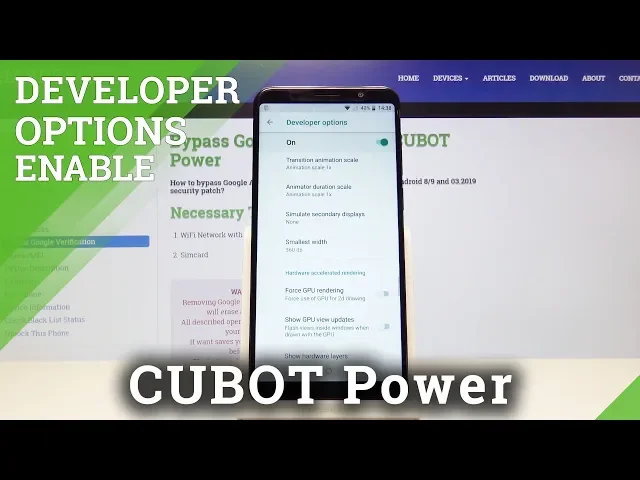 Video thumbnail for How to Activate Developer Options in CUBOT Power - OTG Connection