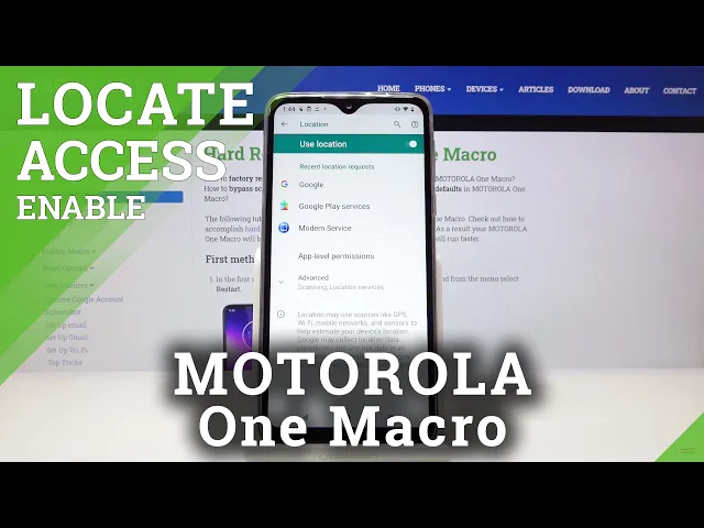 Video thumbnail for How to Turn Off Device Location in MOTOROLA One Macro – Disable Location