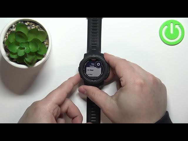 Video thumbnail for How to Change Time Format on GARMIN Instinct 2 Solar 45mm - Switch to 24 Hour Format