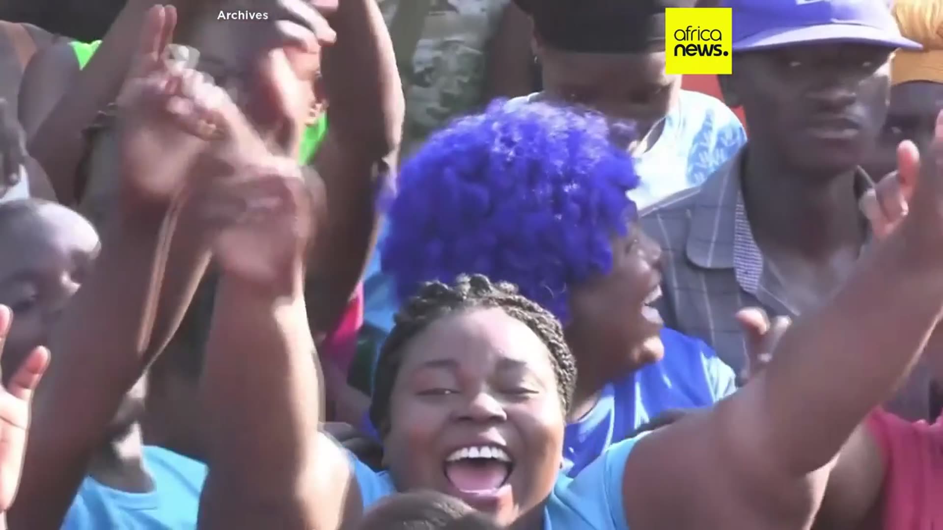 'Video thumbnail for Former Malawi president holds strong lead in presidential election'