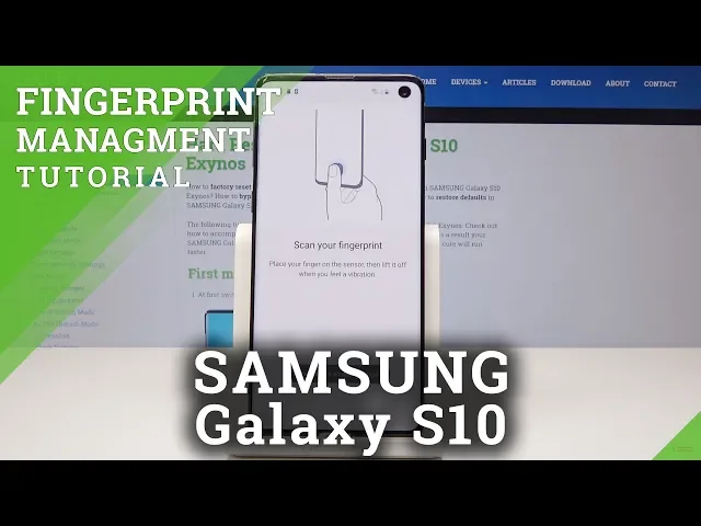 Video thumbnail for How to Add a Fingerprint in Samsung Galaxy S10 – Fingerprint Settings
