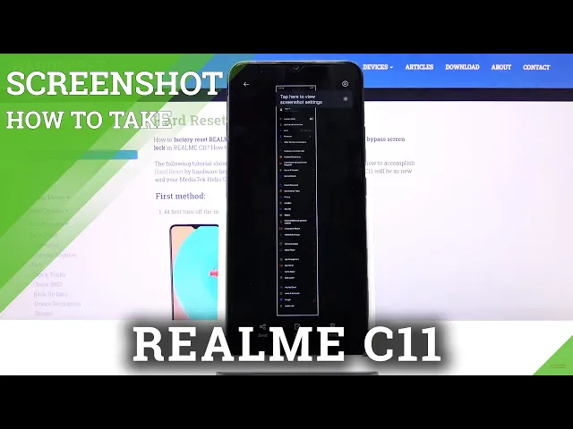 Video thumbnail for How to Take Screenshot in REALME C11 – Capture Screen