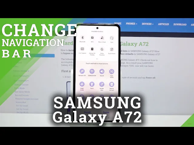 Video thumbnail for How to Change Notification Bar Icons in SAMSUNG Galaxy A72 – Customize Notification Bar