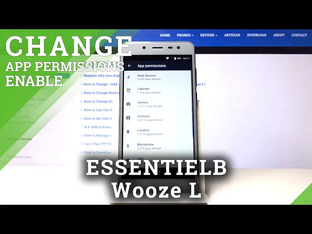Video thumbnail for Manage Apps Settings – ESSENTIELB Wooze L and Apps Permissions