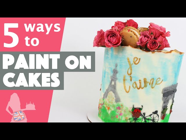 Video thumbnail for How to Paint on Cakes 5 Ways