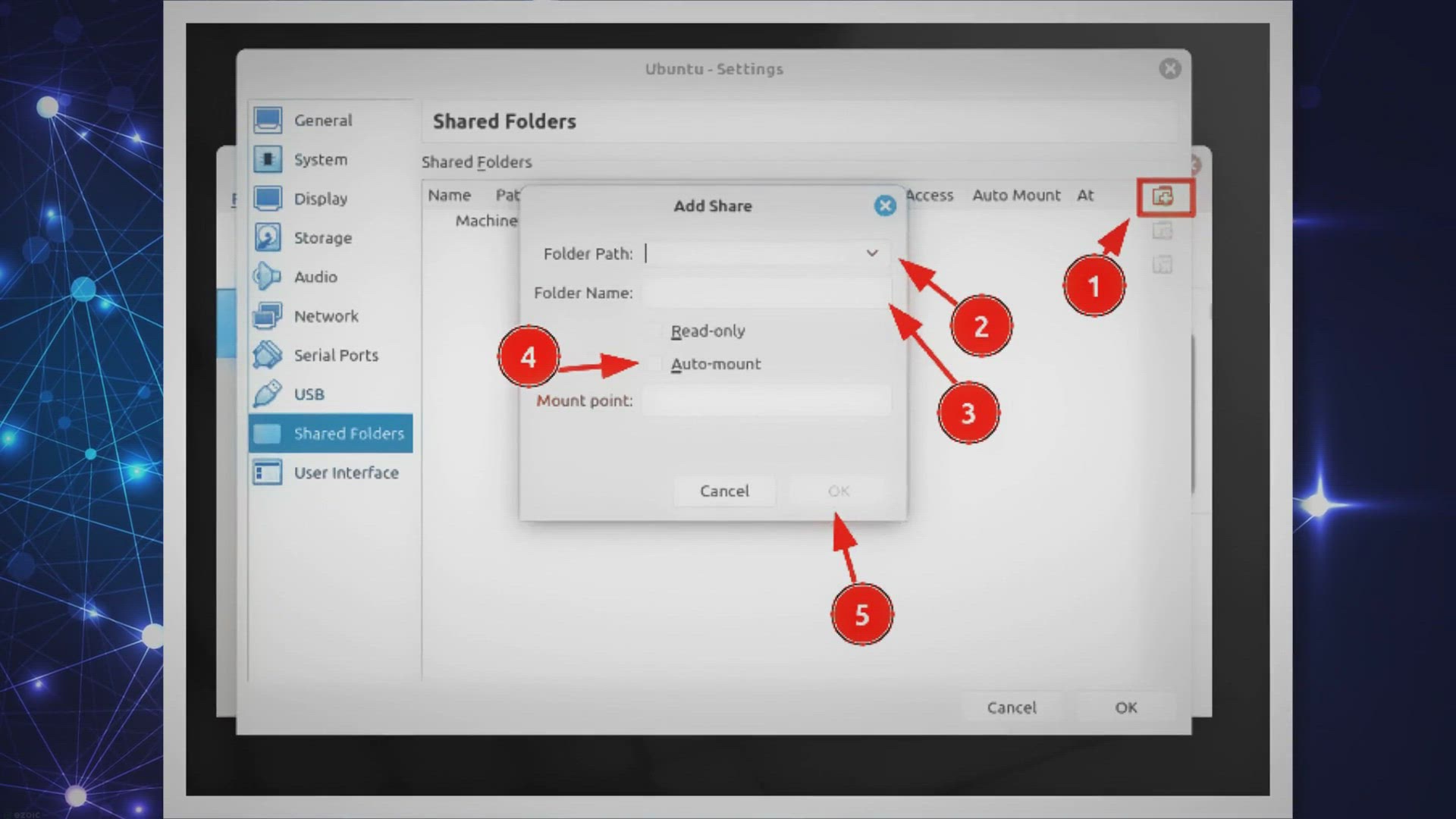 Video thumbnail for How to create a shared folder on Virtualbox