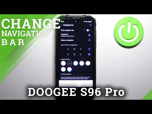 Video thumbnail for How to Change Bar Navigation in DOOGEE S96 Pro – Customize Navigation Bar