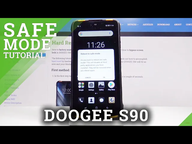 Video thumbnail for How to Open Safe Mode on Doogee S90 –  Safe Mode Abilities