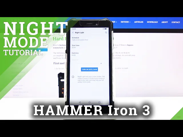 Video thumbnail for How to Enable Night Light in Hammer Iron 3 - Blue-light Filter