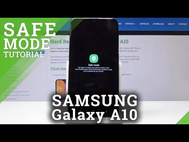 Video thumbnail for How to Open Safe Mode in SAMSUNG Galaxy A10 - Diagnostic Mode