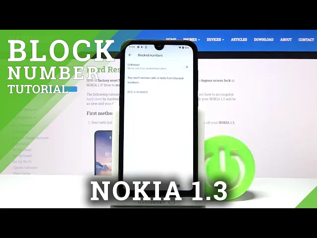 Video thumbnail for How to Block Number in NOKIA 1.3 – Create Blacklist