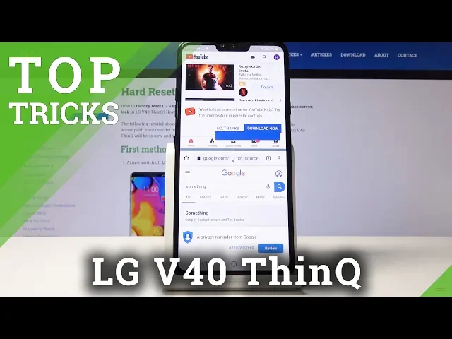 Video thumbnail for How to Perform Top Tricks on LG V40 ThinQ – Hidden Modes / Codes
