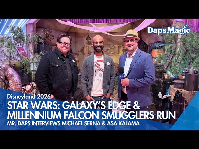Video thumbnail for Star Wars: Galaxy's Edge and Millennium Falcon: Smugglers Run Interview with Mr. Daps 4K