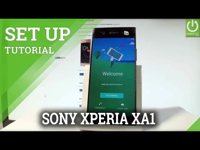 Video thumbnail for How to Set Up SONY Xperia XA1 - SONY Configuration / Activation