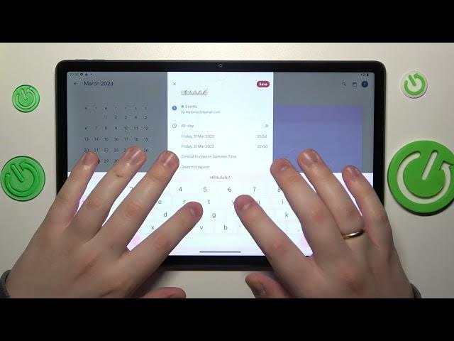 Video thumbnail for How to Create Event in Calendar on Lenovo Tab P11 Gen 2 – Add Customize Event