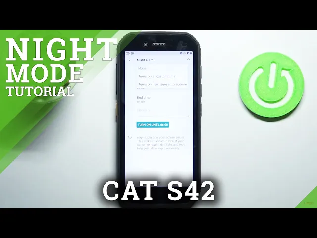 Video thumbnail for How to Turn On Night Mode in CAT S42 – Adjust Brightness