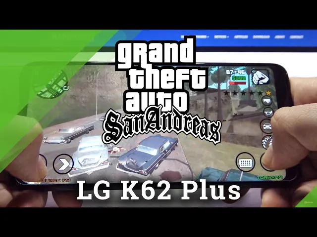 Video thumbnail for LG K62 Plus - Gta San Andreas on Mobile Phone!