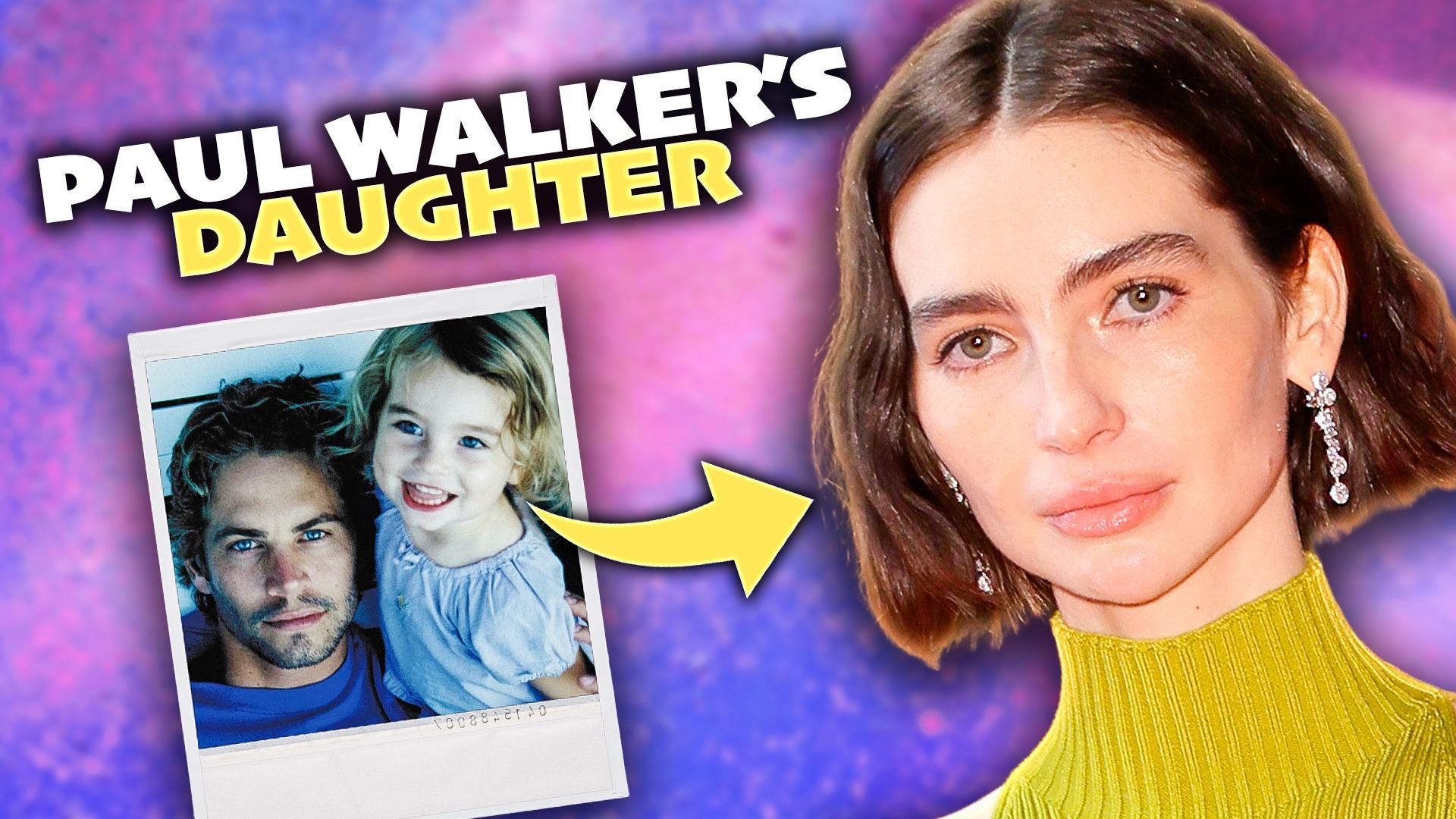 Video thumbnail for Paul Walker's Daughter Meadow Grew Up To Be So Stunning