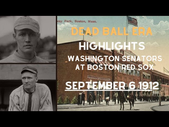 Video thumbnail for Joe Wood tops Walter Johnson September 6, 1912