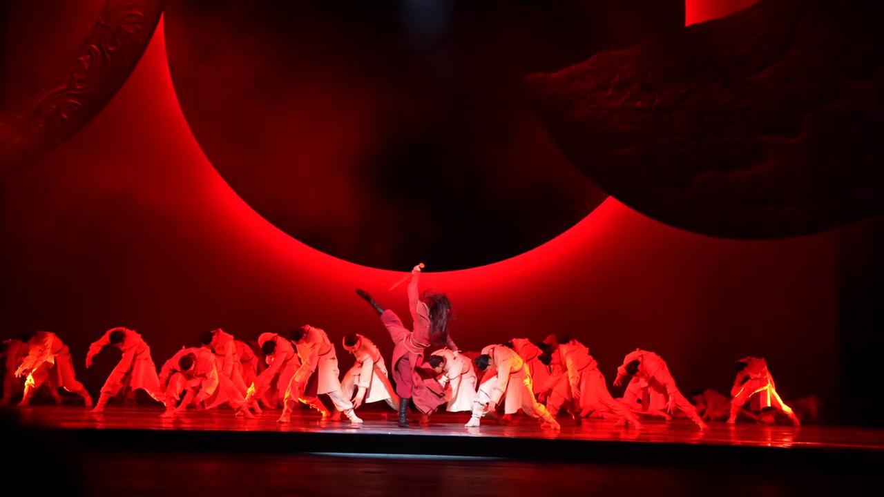 Video thumbnail for Dress rehearsal for dance drama Mulan 11.