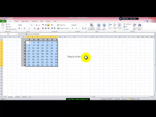 Video thumbnail for Công thức mảng trong Excel