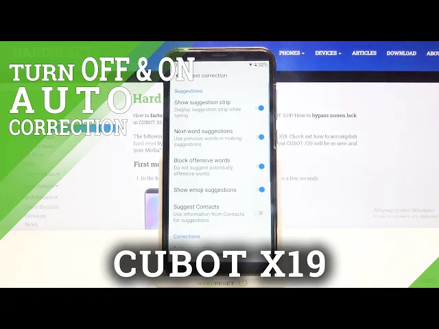 Video thumbnail for CUBOT X19 – Enable & Use Text Correction Function