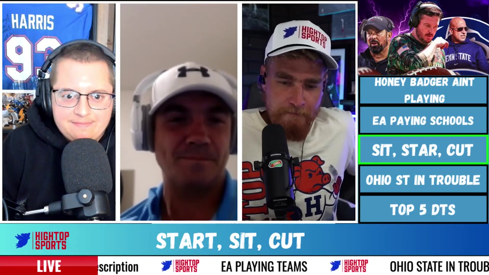 'Video thumbnail for Start, Bench, Cut: Dan Lanning, Ryan Day, or James Franklin?! (Big Ten Chaos)'