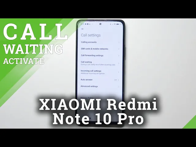 Video thumbnail for How to Set Up Call Waiting on XIAOMI Redmi Note 10 Pro