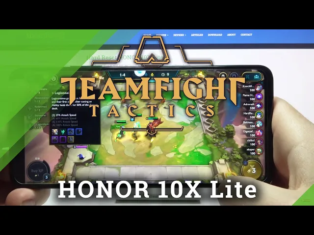 Video thumbnail for Honor 10X Lite - TFT Mobile Gameplay