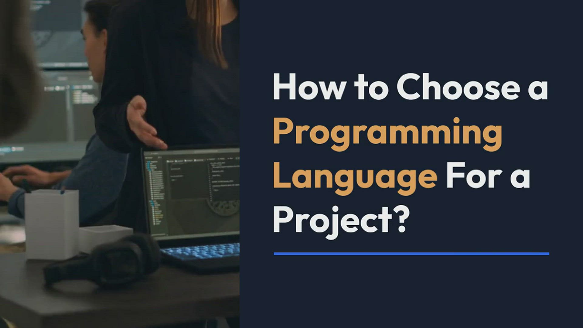 'Video thumbnail for  How to Choose a Programming Language For a Project?'