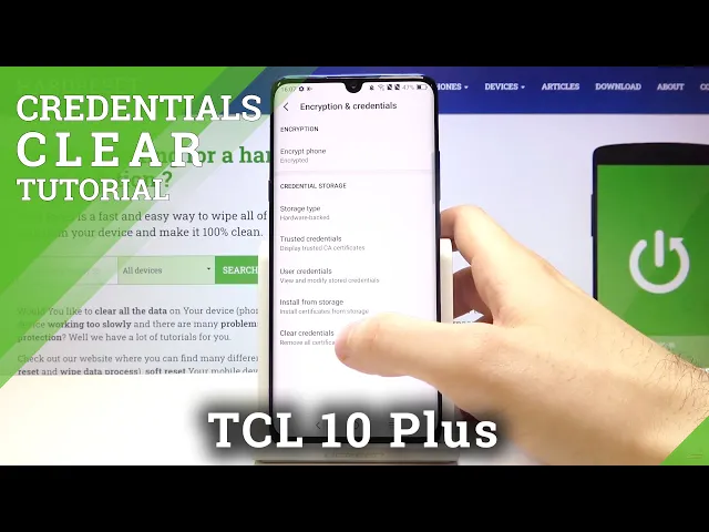 Video thumbnail for How to Clear Credentials in TCL 10 PLUS – Erase All Certificates