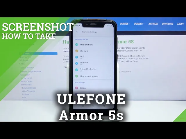 Video thumbnail for How to Make Screenshot in ULEFONE Armor 5s - Catch Screen