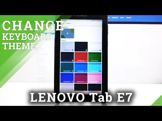 Video thumbnail for How to Change Keyboard Theme in Lenovo Tab E7 - Apply Colorful Keyboard Background