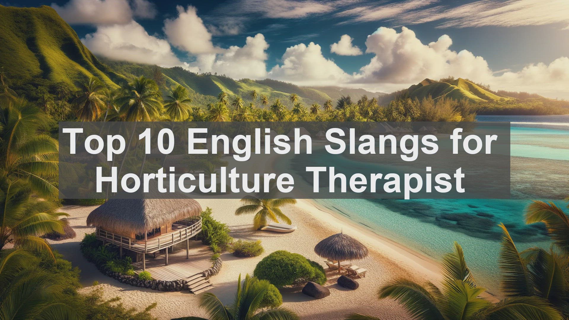 'Video thumbnail for Top 10 English Slangs for Horticulture Therapist'