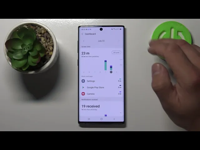 Video thumbnail for How to Check Number of Apps Opened Each Day in Samsung Galaxy Note 10? Digital Wellbeing of Apps