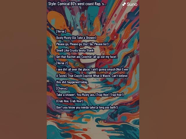 Video thumbnail for Trap Hoe Song Suno.ai Funny | #sunoai # #comedy #dirtymemes #foul #rap #ai #music
