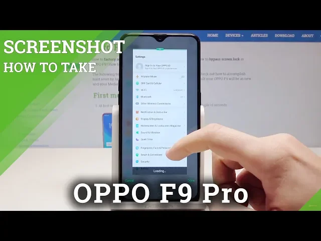Video thumbnail for How to Take Screenshot in OPPO F9 - Save, Edit & Delete Screenshot
