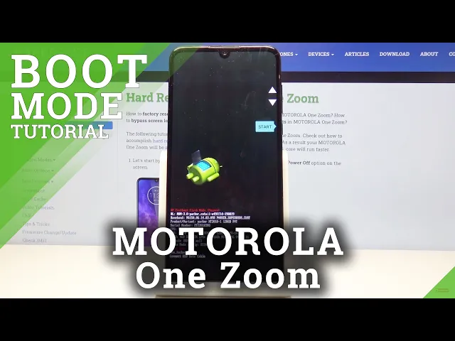 Video thumbnail for How to Activate Boot Mode in Motorola One Zoom – Enter Fastboot Mode