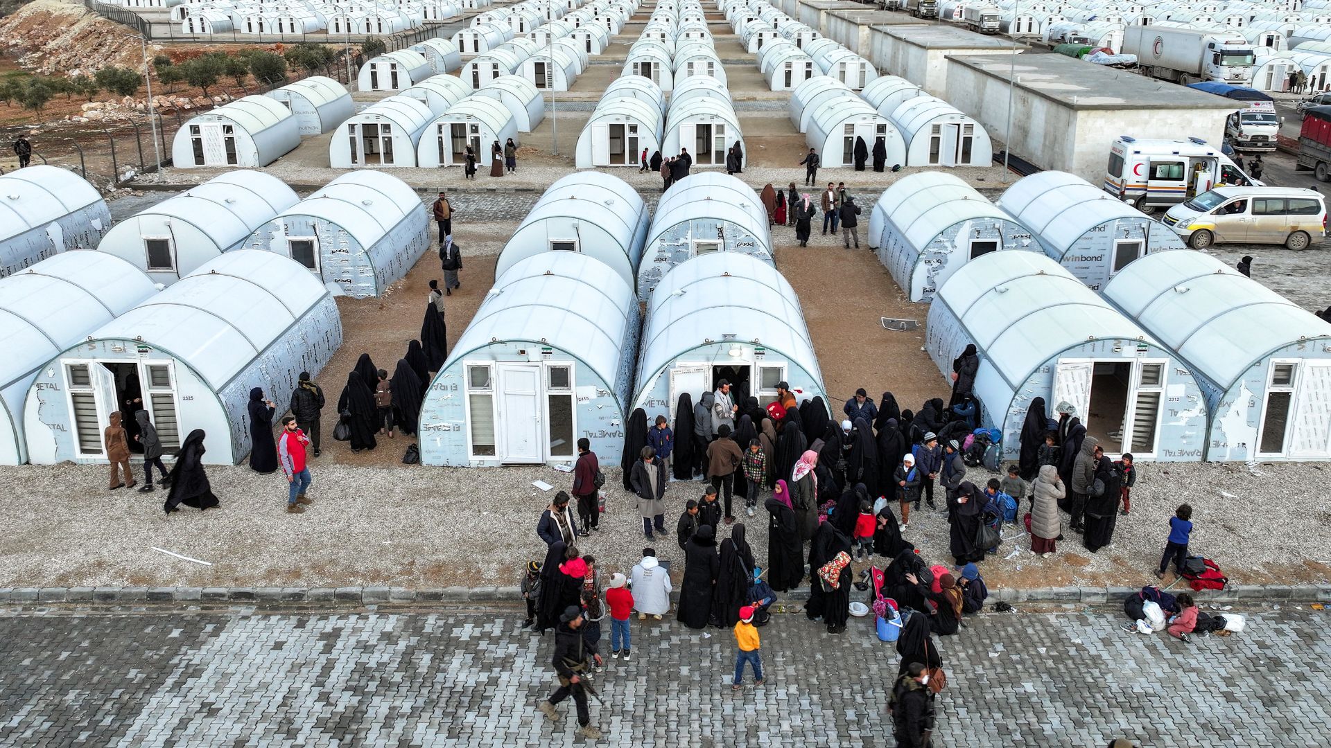 Video thumbnail for Syria closes al-Hol camp as ISIL-linked families seek a fragile new start in Aleppo